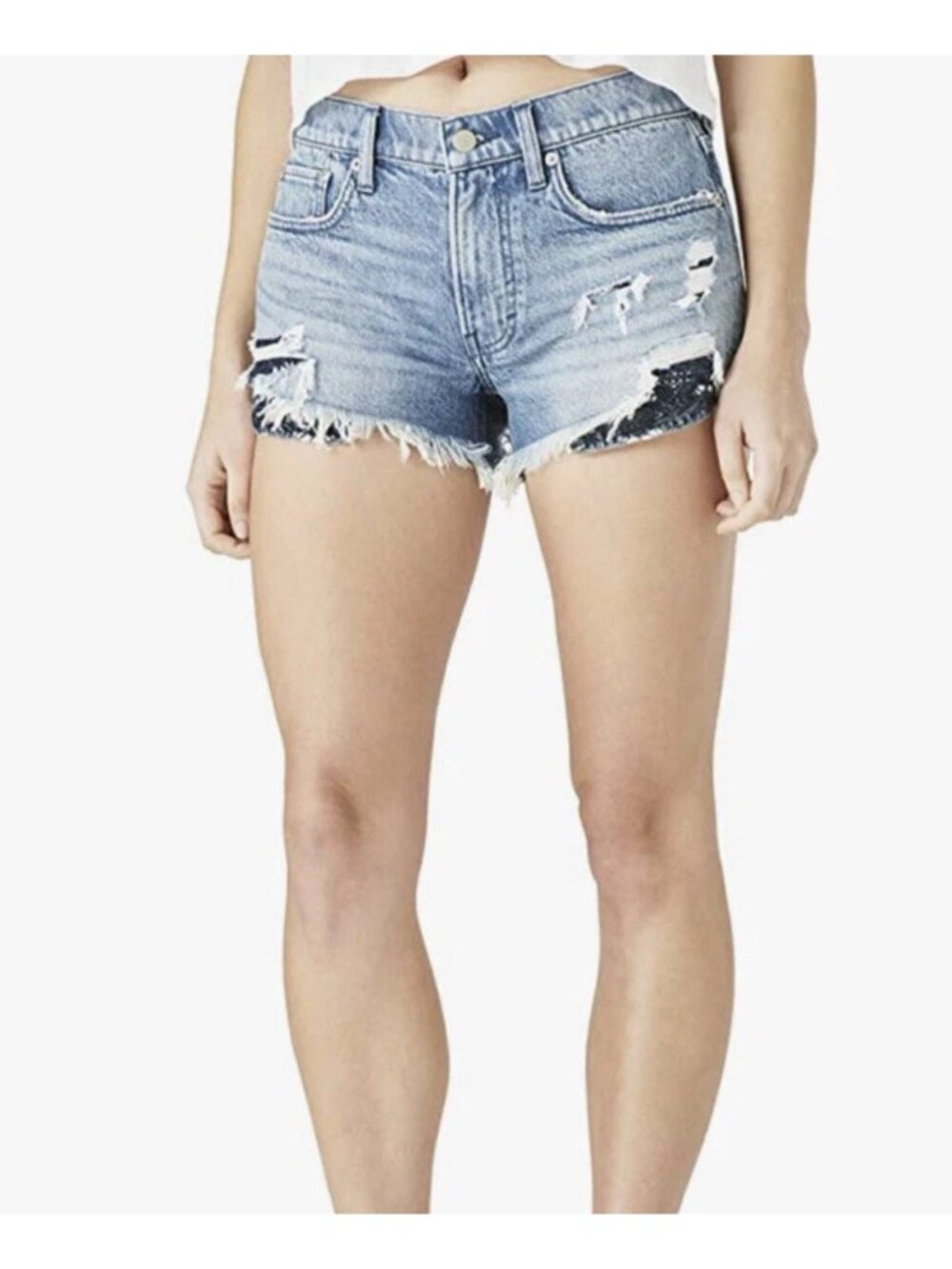 Lucky Brand Women's Mid Rise Boy Short, Big Secret Size 27